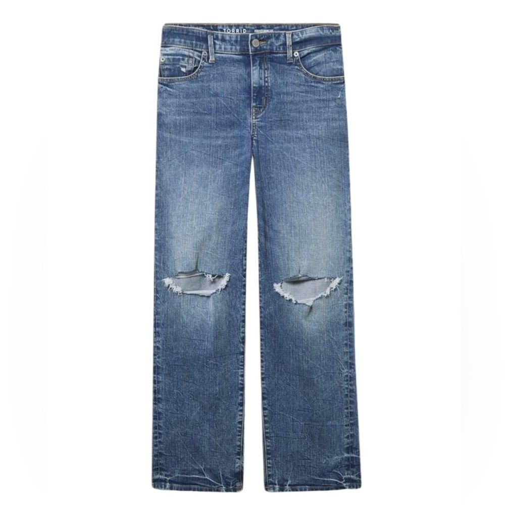Torrid Perfect‎ Wide Leg Vintage Stretch Mid-Rise Jean, Size 20T NWOT
